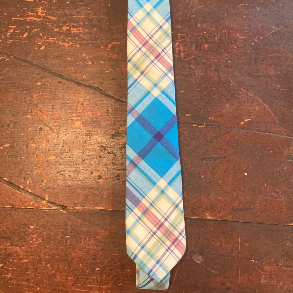 Crew cuts by J Crew madras tie
